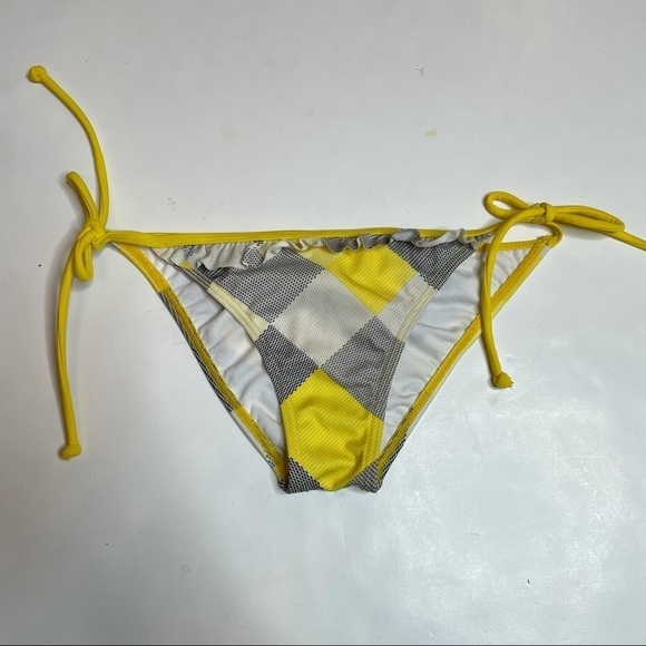 Billabong Plaid Bikini Bottom Small - Picture 1 of 6